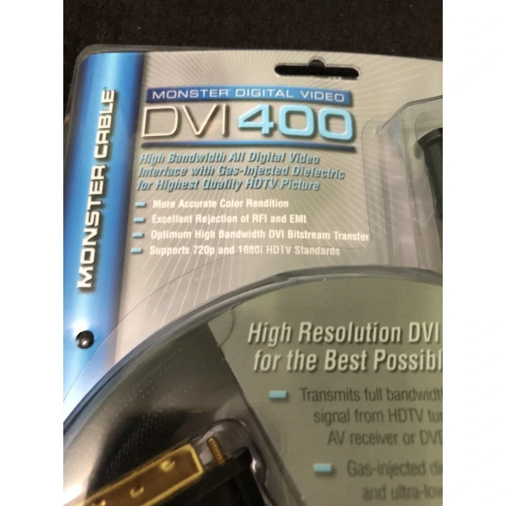 Monster Cable DVI400 2m(6.6 Ft) High Resolution DVI Interface For The Best HDTV